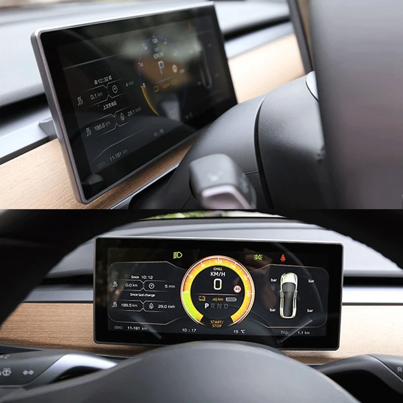 10.25 inch LCD Instrument Panel For Tesla Model 3 Accessories Dashboard HUD Heads Up Display Gauge Cluster Performance Digital
10.25 inch LCD Instrument Panel For Tesla Model 3 Accessories Dashboard HUD Heads Up Display Gauge Cluster Performance Digital