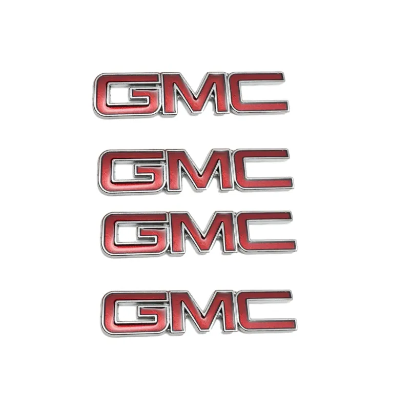 Наклейка на багажник металлическая красная эмблема значок для логотипа GMC