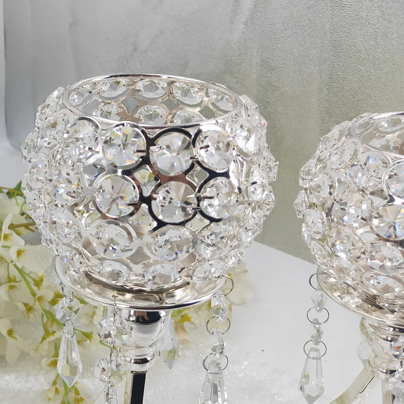 Хрустальные свадебные подсвечники в европейском стиле, серебряное стекло, металл, пять голов, для домашвечерние, настольное украшение, поде... 
Хрустальные свадебные подсвечники в европейском стиле, серебряное стекло, металл, пять голов, для домашвечерние, настольное украшение, поде...