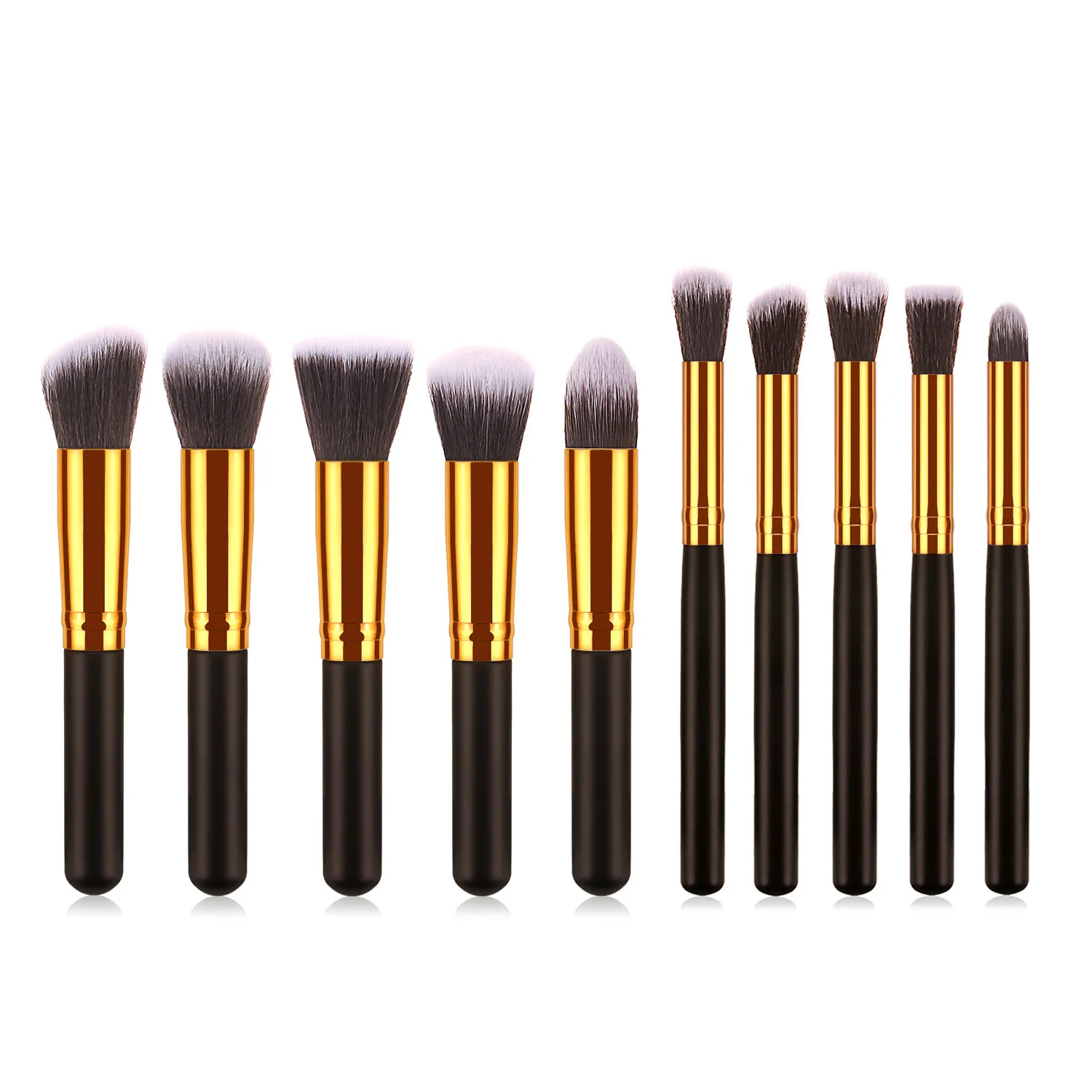 

10Pcs Promotion Makeup Brush Tools Powder Foundation Eyeshadow Lip Eyeliner Blending Blush Marble Face Makeup Brushes