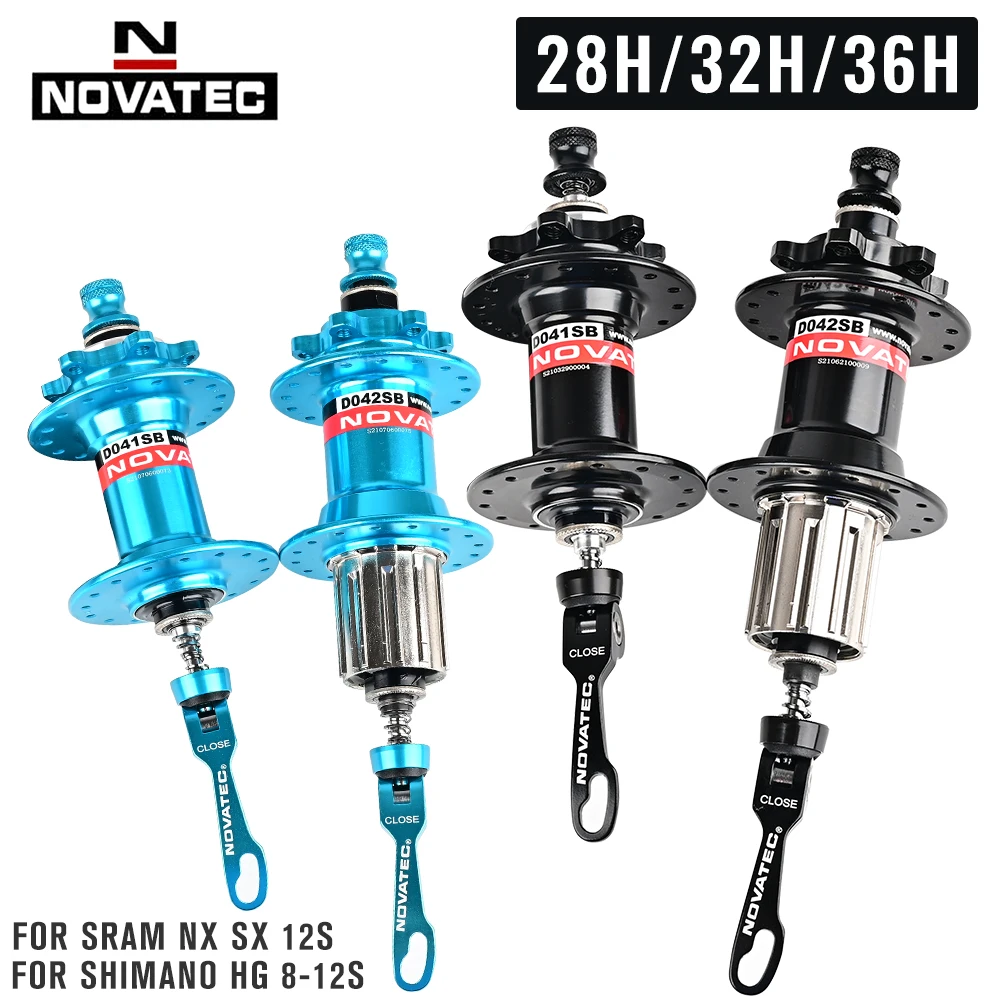 Novatec Hub D041SB/D042SB втулка горного велосипеда передняя/задняя БЫСТРОРАЗЪЕМНАЯ стойка