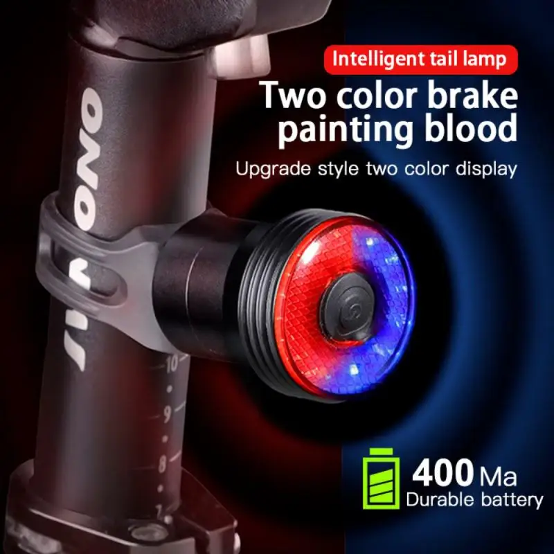 Bicycle Light Smart Auto Brake Sensing Light IPx6 Waterproof Charging Cycling Taillight Rear Safety Warning Light Accessories
Bicycle Light Smart Auto Brake Sensing Light IPx6 Waterproof Charging Cycling Taillight Rear Safety Warning Light Accessories
