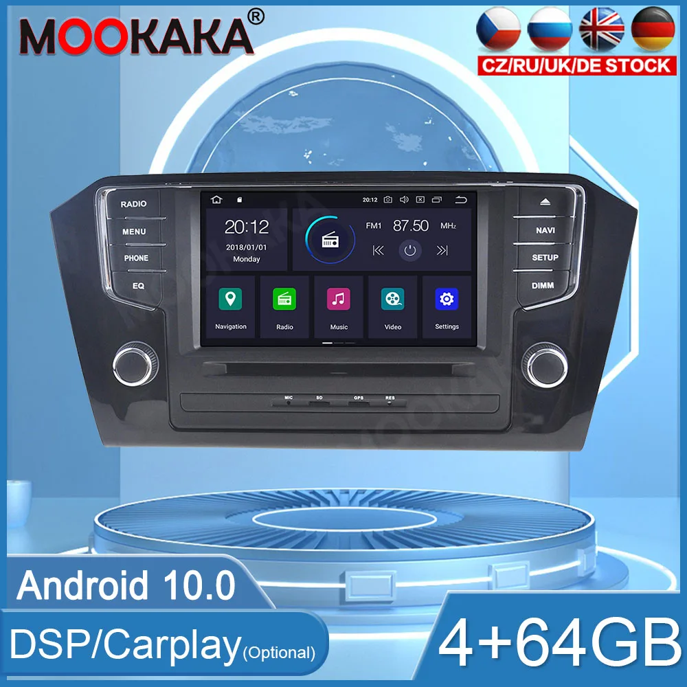 4+64GB PX6 Android 10.0 Screen Car Radio For VW PASSAT 2015-2018 GPS Navi Auto Audio Stereo Recorder Head Unit DSP Carplay
4+64GB PX6 Android 10.0 Screen Car Radio For VW PASSAT 2015-2018 GPS Navi Auto Audio Stereo Recorder Head Unit DSP Carplay