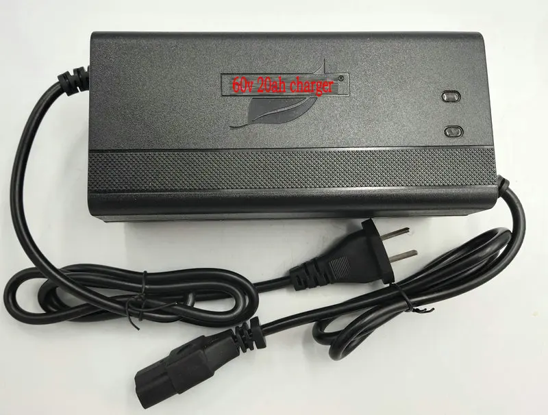 Зарядное устройство для свинцово кислотный Батарея 60v 20AH 2.5A вход 220V Запчасти