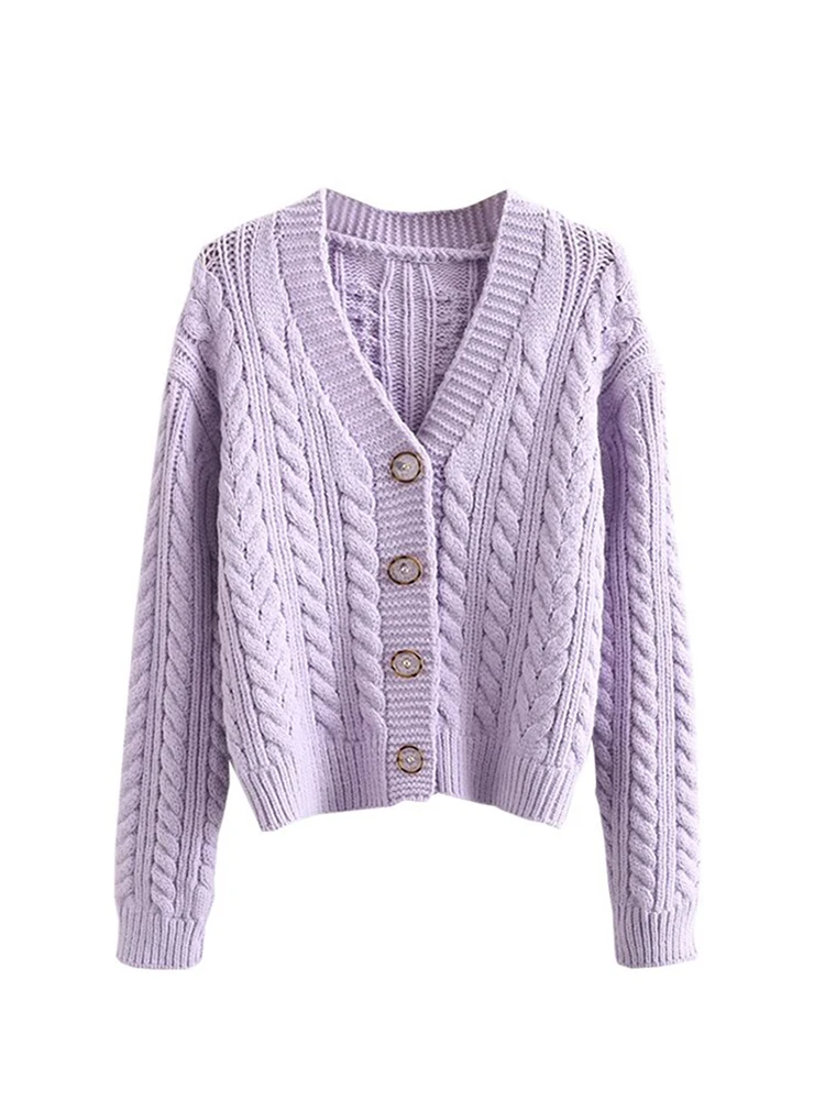 Кардиган женский трикотажный на пуговицах, с длинным рукавом
Кардиган женский трикотажный на пуговицах, с длинным рукавом