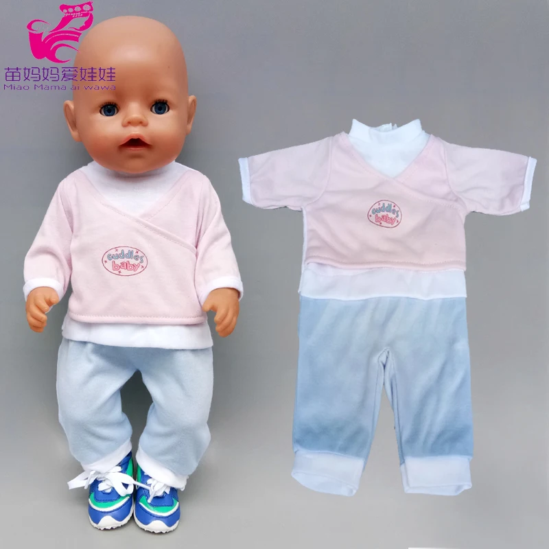 18 inch Baby new Doll pajama clothes for 43cm doll clothes children girl toys wearing
18 inch Baby new Doll pajama clothes for 43cm doll clothes children girl toys wearing