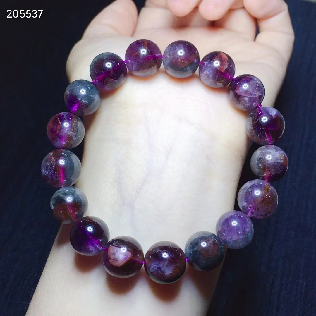 Genuine Natural Auralite 23 Cacoxenite Rutilated Quartz Round Beads Bracelet Bangle 12mm For Women Men AAAAA
Genuine Natural Auralite 23 Cacoxenite Rutilated Quartz Round Beads Bracelet Bangle 12mm For Women Men AAAAA