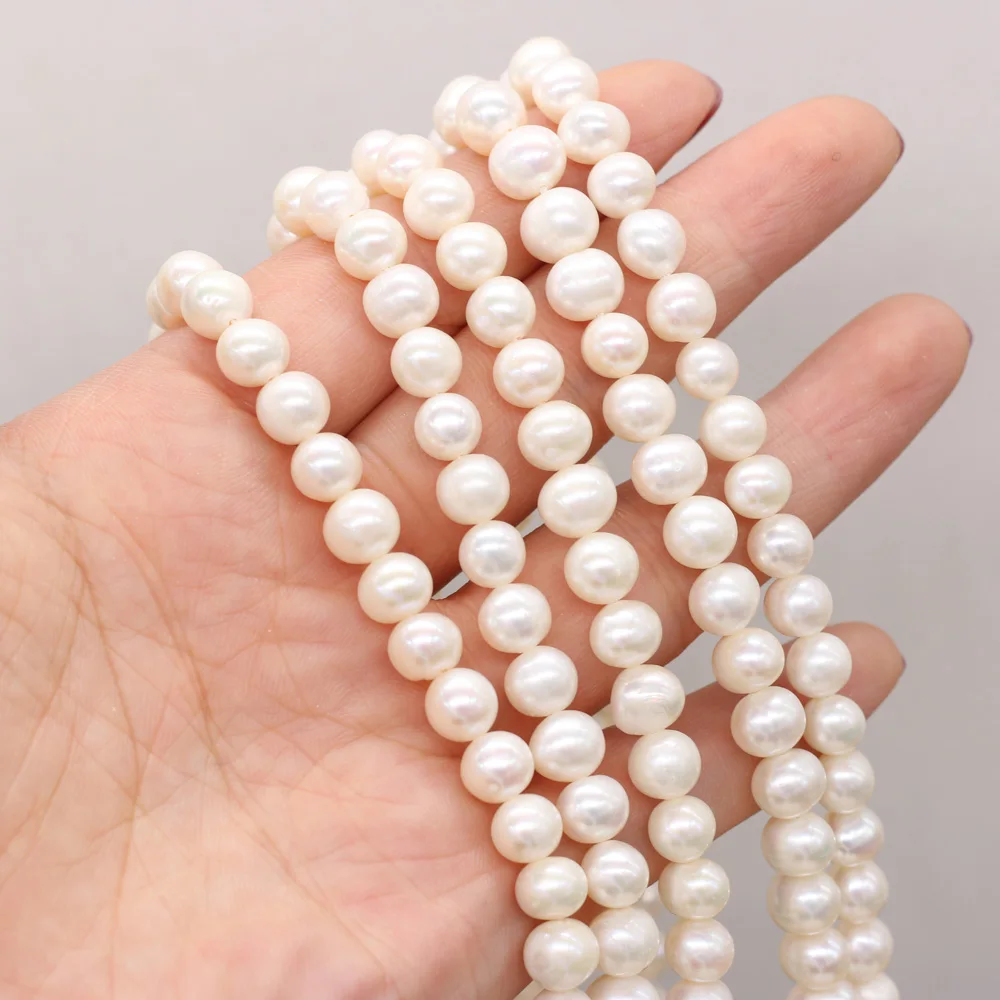 Natural Freshwater Pearl potato Shape Pearl Beads for Trending Jewelry Making Christmas Necklace Bracelet 7-8mm
Natural Freshwater Pearl potato Shape Pearl Beads for Trending Jewelry Making Christmas Necklace Bracelet 7-8mm