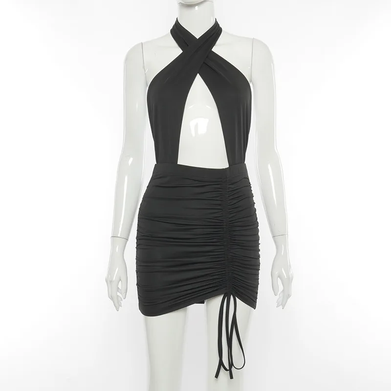 Adogirl Women Bodycon Dress Sexy Cross Lace Up Backless Mini Party Club Outfits Summer Hollow Out Sleeveless Slim Dresses
Adogirl Women Bodycon Dress Sexy Cross Lace Up Backless Mini Party Club Outfits Summer Hollow Out Sleeveless Slim Dresses