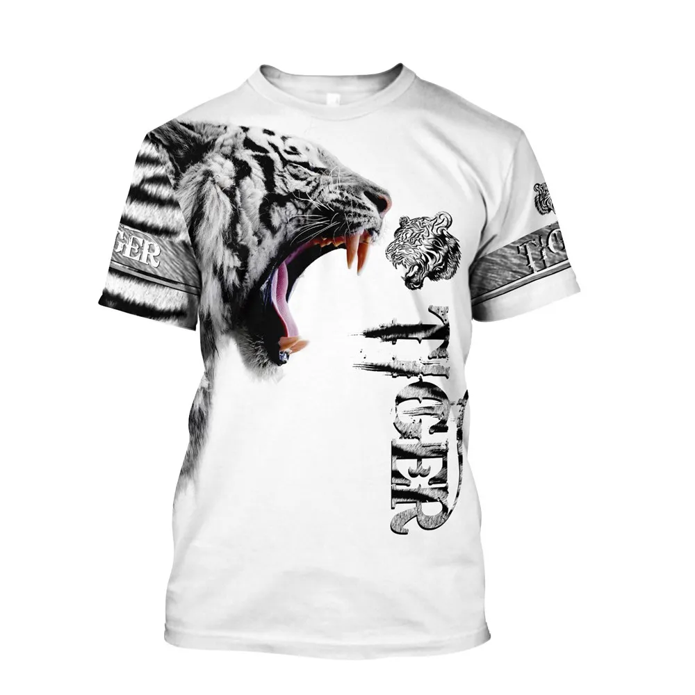 Fashion Summer Men's T-shirt Tiger Skin 3D Printing T-shirt Harajuku Casual Short Sleeve T-shirt Unisex Street Sports Top
Fashion Summer Men's T-shirt Tiger Skin 3D Printing T-shirt Harajuku Casual Short Sleeve T-shirt Unisex Street Sports Top