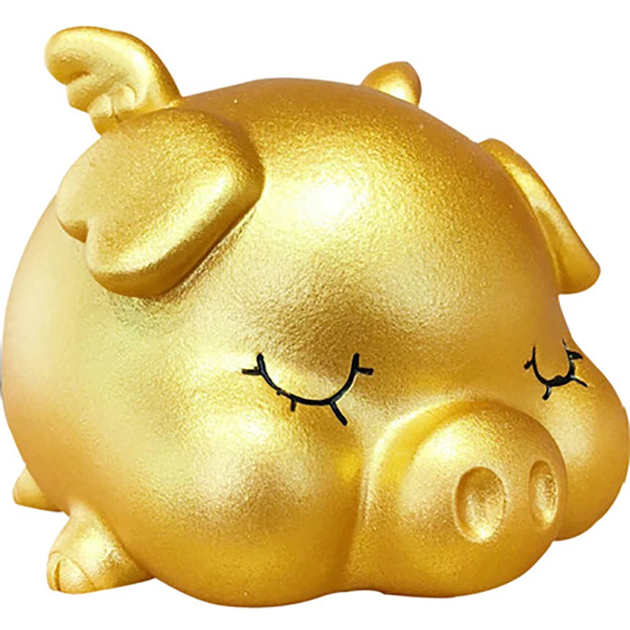 Golden Pig Piggy Bank Children Deposit Box Children's Money Saving Bank Pig Piggy Bank Counter Spaarpot Saving Money Box 60A009
Golden Pig Piggy Bank Children Deposit Box Children's Money Saving Bank Pig Piggy Bank Counter Spaarpot Saving Money Box 60A009