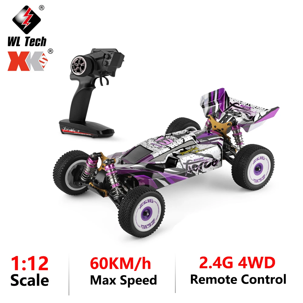 

Гоночный автомобиль Wltoys XKS 124019 1/12 2,4 ГГц RC 60 км/ч высокоскоростной Радиоуправляемый Багги 4WD 550 мотор Радиоуправляемый внедорожник Дрифт RTR VS ...