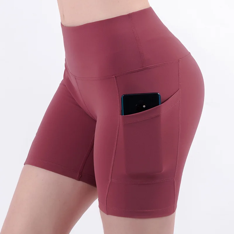 Summer Stretchy Fitness Shorts Ladies Pocket High Waist Quick-drying Workout Legging Naked Feeling Tight yoga pants for Women
Summer Stretchy Fitness Shorts Ladies Pocket High Waist Quick-drying Workout Legging Naked Feeling Tight yoga pants for Women