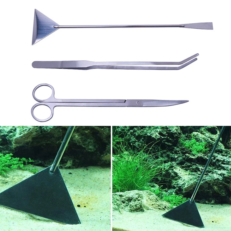 3/5pcs Aquarium Tank Tools Kit Aquascaping Fish Tank Aquatic Plants Long Tweezers Scissors Stainless Steel Maintenance Tools
3/5pcs Aquarium Tank Tools Kit Aquascaping Fish Tank Aquatic Plants Long Tweezers Scissors Stainless Steel Maintenance Tools