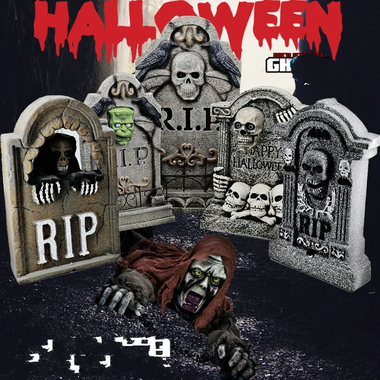 Tombstone Halloween decor ghost house secret room bar party scene props creative voice light devil tombstone funny gift cl110407
Tombstone Halloween decor ghost house secret room bar party scene props creative voice light devil tombstone funny gift cl110407