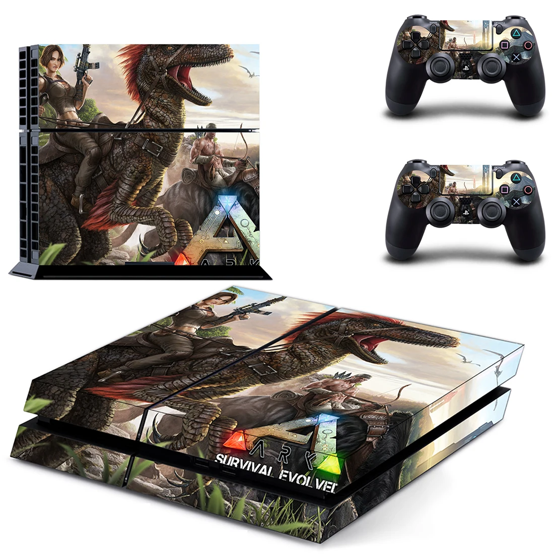 Ark: Survival Эволюционная стильная наклейка для PS4 Playstation 4 пленка консоли + 2 шт. крышки