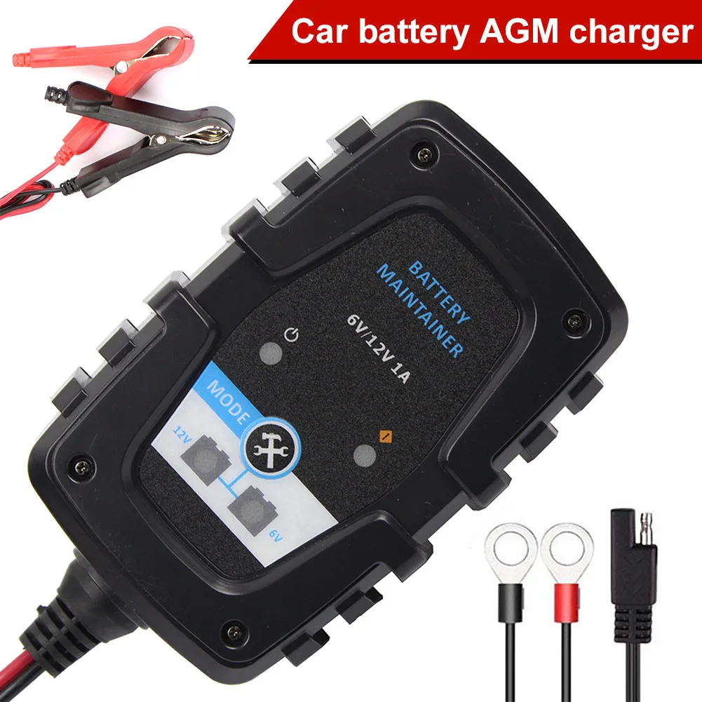1A Automatic Smart Charger 6V 12V Battery Charger Battery Maintainer Trickle Charger for SLA AGM CELL WET Lead Acid Batteries
1A Automatic Smart Charger 6V 12V Battery Charger Battery Maintainer Trickle Charger for SLA AGM CELL WET Lead Acid Batteries