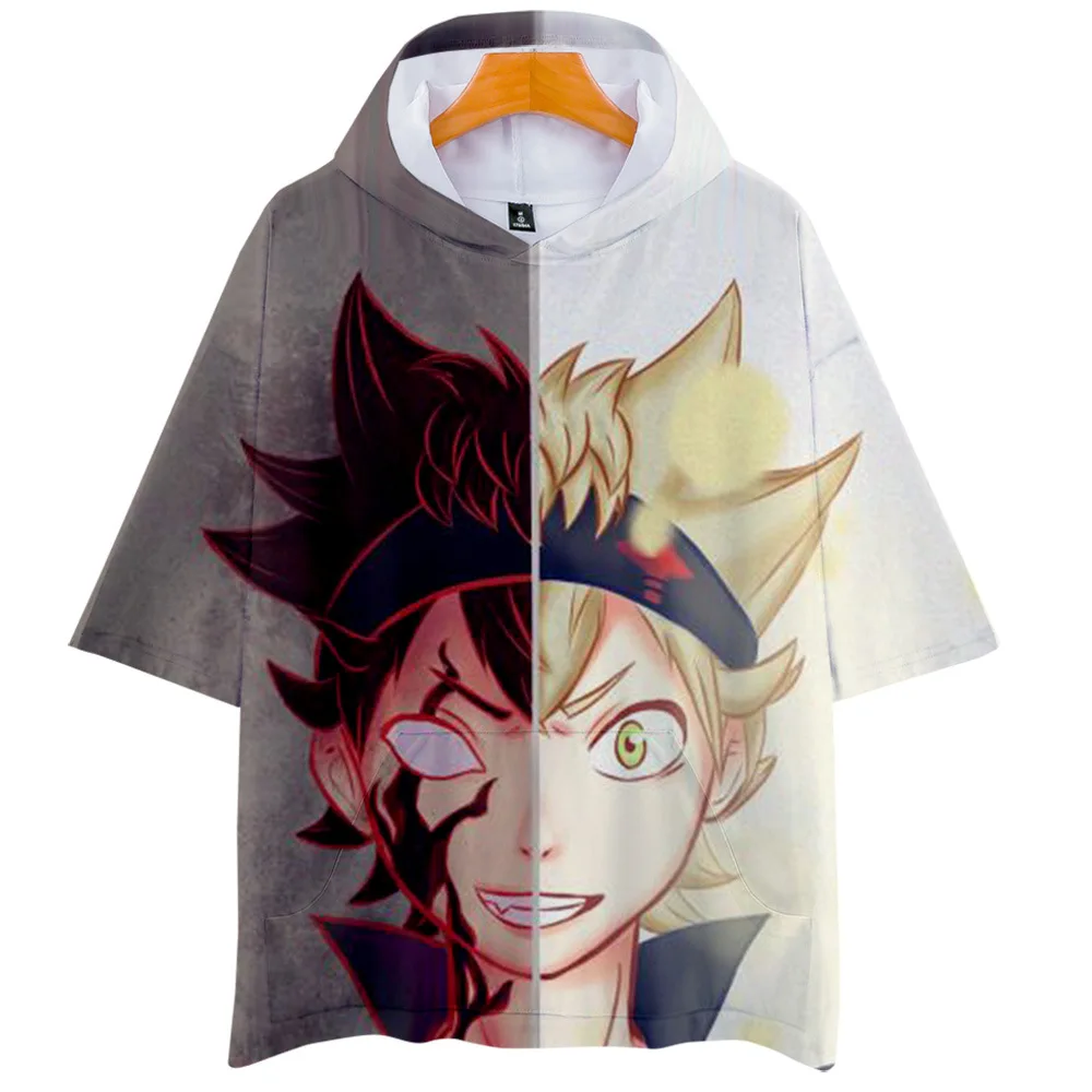 Anime Black Clover 3D Print Harajuku Hooded T Shirt Boys and Girls Cartoon Print Funny Tshirt Short Sleeve Graphic Tees Cosplay 
Anime Black Clover 3D Print Harajuku Hooded T Shirt Boys and Girls Cartoon Print Funny Tshirt Short Sleeve Graphic Tees Cosplay