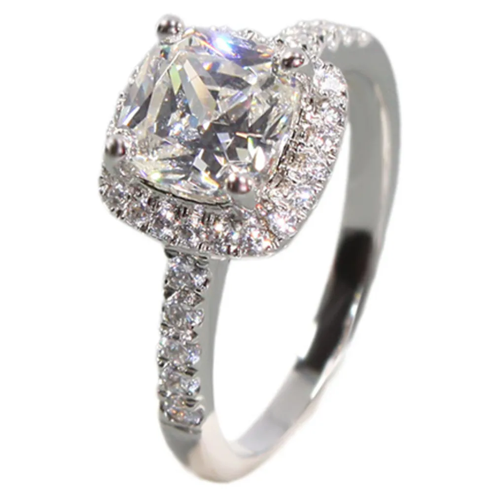 7*7mm VS1 F Test Positive Ring Moissanite 14k White Gold Ring 2CT Lab Halo Carbon Cushion Ring Engagement Women Cushion Jewelry
7*7mm VS1 F Test Positive Ring Moissanite 14k White Gold Ring 2CT Lab Halo Carbon Cushion Ring Engagement Women Cushion Jewelry
