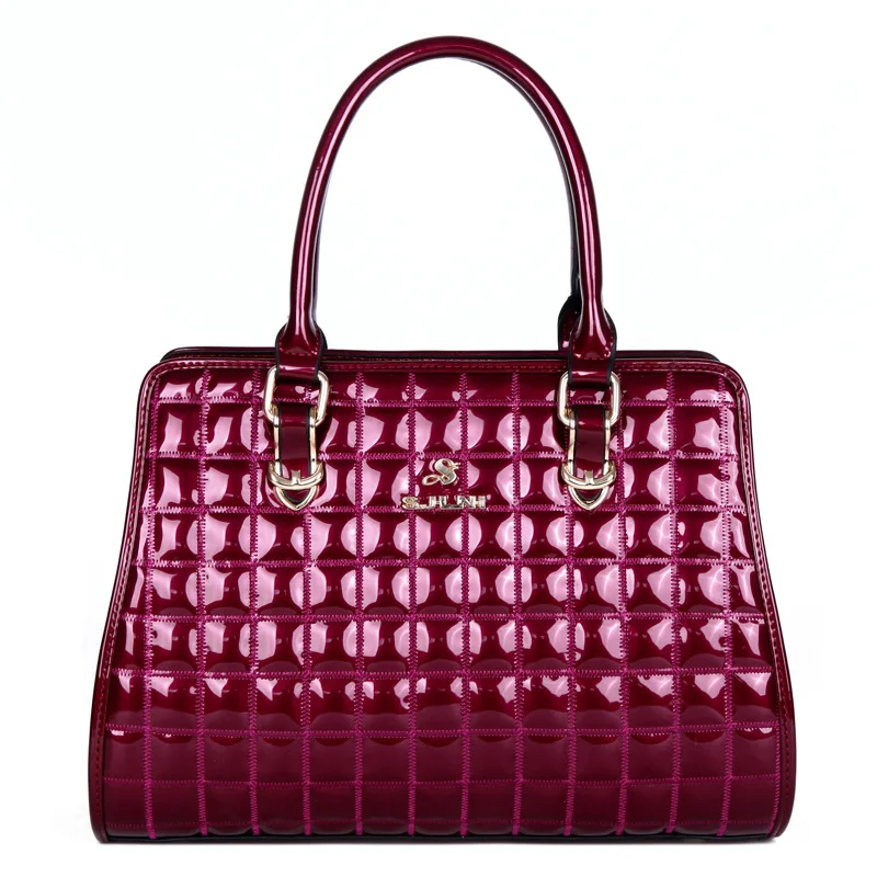 New Fashion Diamond Lattice Women Handbags European Patent Leather Ladies Shoulder Bags Female Girl Brand Luxury Crossbody Bag
New Fashion Diamond Lattice Women Handbags European Patent Leather Ladies Shoulder Bags Female Girl Brand Luxury Crossbody Bag