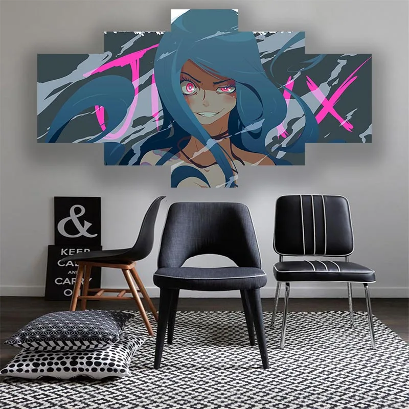 HD Painting Core Inkjet Decorative Custom 5 Pieces Canvas Framework For Living Room Home Decor Modular Game Jinx 
HD Painting Core Inkjet Decorative Custom 5 Pieces Canvas Framework For Living Room Home Decor Modular Game Jinx