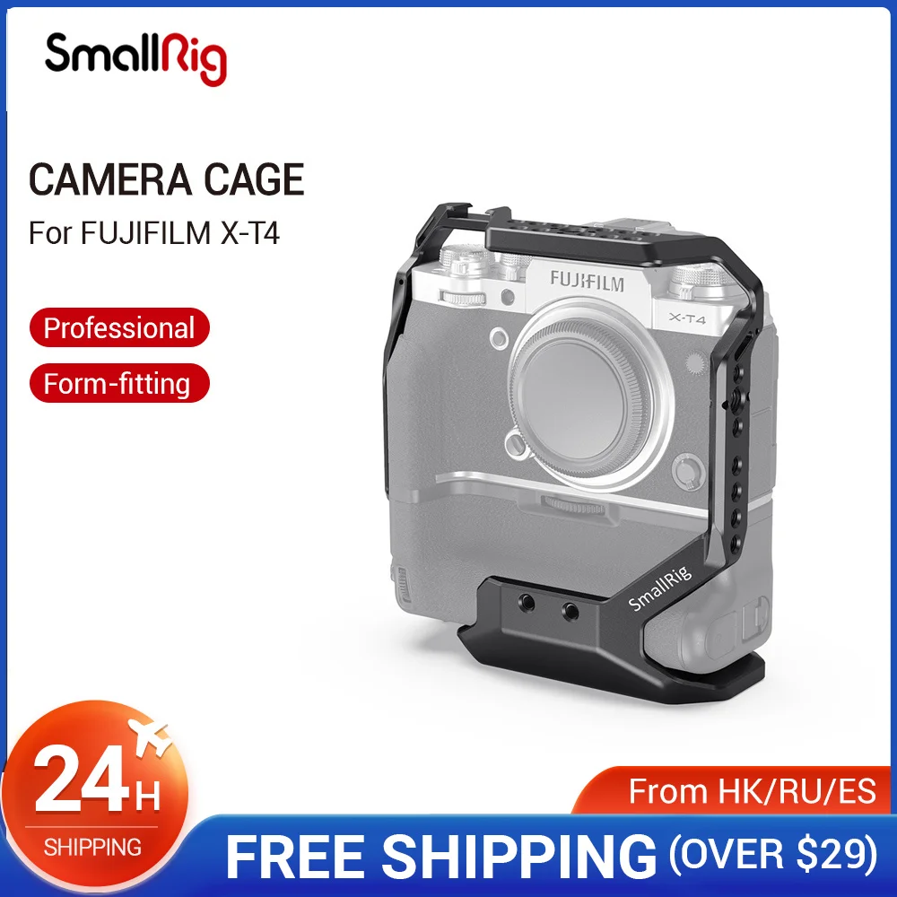Клетка SmallRig для фотоаппарата FUJIFILM X-T4 с вертикальной ручкой для аккумулятора, быстросъемная клетка для Dslr с креплением для обуви/НАТО Rail -2810
Клетка SmallRig для фотоаппарата FUJIFILM X-T4 с вертикальной ручкой для аккумулятора, быстросъемная клетка для Dslr с креплением для обуви/НАТО Rail -2810