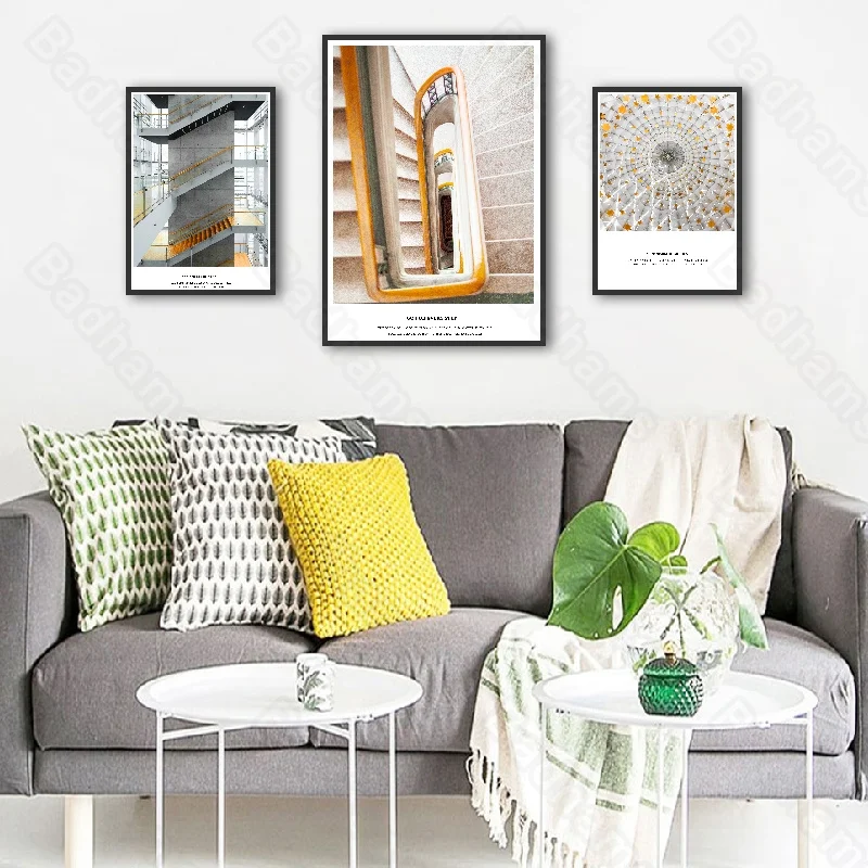 Modern Minimalist Living Room Decoration Painting Triptych Hanging Painting Dining Room Wall Staircase Geometric Rotation
Modern Minimalist Living Room Decoration Painting Triptych Hanging Painting Dining Room Wall Staircase Geometric Rotation