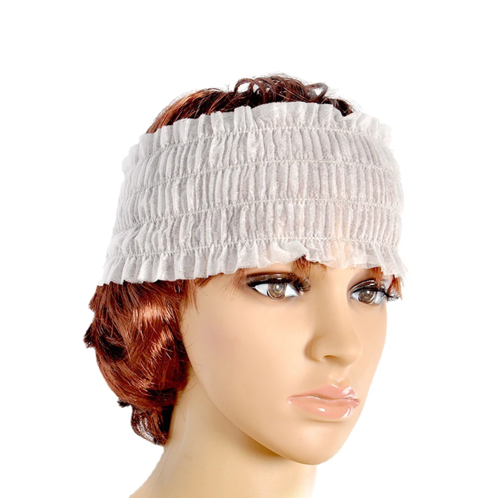 100pcs Protective Hair Cover Disposable Headband Non-Woven Hair Bands White Bathroom Supplies
100pcs Protective Hair Cover Disposable Headband Non-Woven Hair Bands White Bathroom Supplies