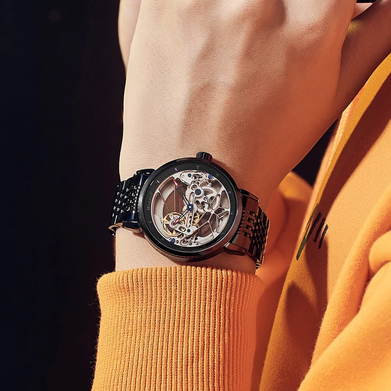 Men's Watch Tourbillon Mechanical Watch Luxury Hollow Design Fashion Sports Waterproof Clock 2021 New Relogio Masculino
Men's Watch Tourbillon Mechanical Watch Luxury Hollow Design Fashion Sports Waterproof Clock 2021 New Relogio Masculino