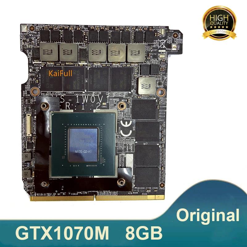 Видеокарта GTX1070M GTX 1070M 8 ГБ GDDR5 MXM видеокарта N17E-G2-A1 MS-1W0V1 для ноутбуков MSI GT62 GT62VR GT72VR