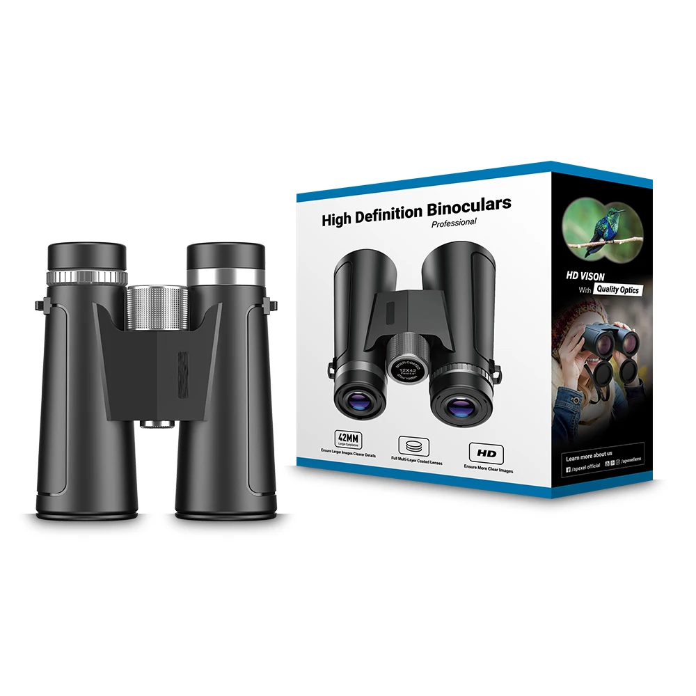 Hunting Travel Camping Optical Scopes Fixed Zoom New Telescope 12X42 Binoculars Hd High Magnification Telephoto For Outdoor
Hunting Travel Camping Optical Scopes Fixed Zoom New Telescope 12X42 Binoculars Hd High Magnification Telephoto For Outdoor