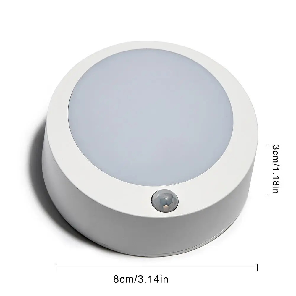 Smart Home Wireless Motion Sensor Round Night light Decoration For Bedroom Kitchen Cabinet Corridor Aisle Lighting Wall Lamp
Smart Home Wireless Motion Sensor Round Night light Decoration For Bedroom Kitchen Cabinet Corridor Aisle Lighting Wall Lamp