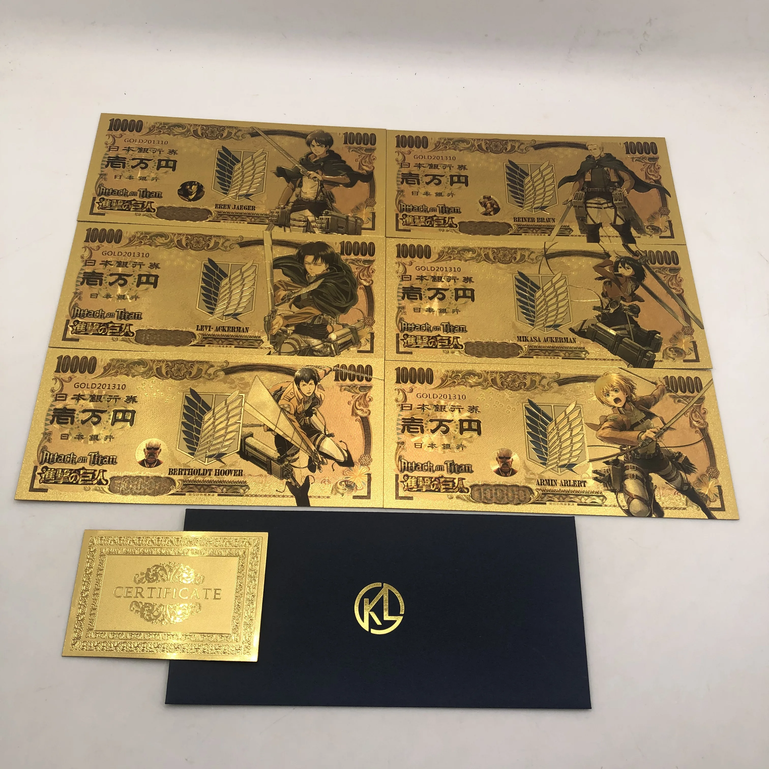 2020 Hot Japanese Anime Gold Banknote Attack on Titan Sticker Cartoon for Home Decor Cool Kid Child Gift
2020 Hot Japanese Anime Gold Banknote Attack on Titan Sticker Cartoon for Home Decor Cool Kid Child Gift