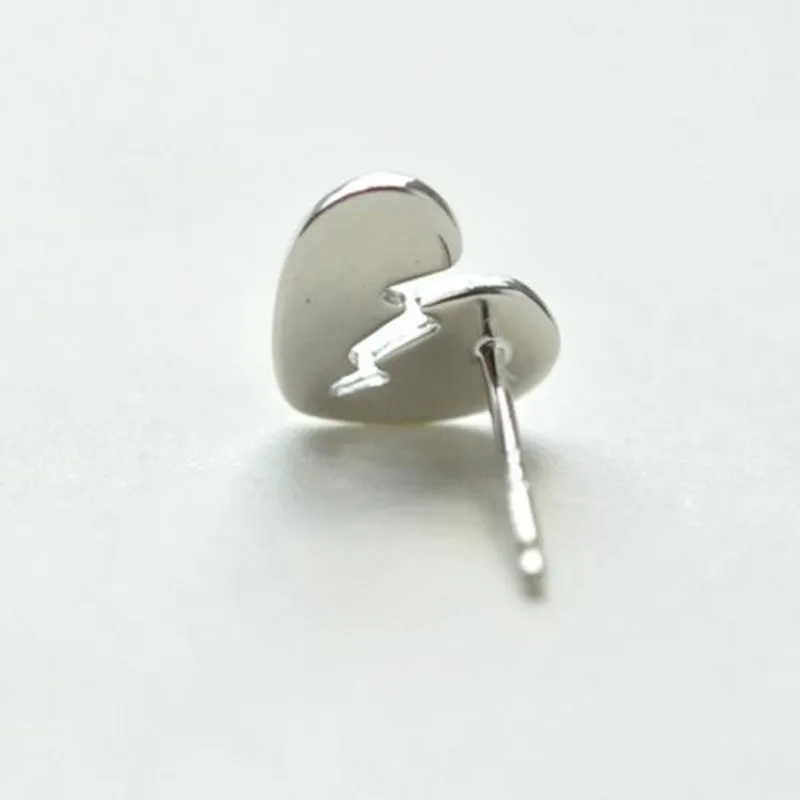 Hot Sale New Fashion Jewelry 925 Sterling Silver Exquisite Creative Brushed Heart Heartbreak Wholesale Female Earrings E187 
Hot Sale New Fashion Jewelry 925 Sterling Silver Exquisite Creative Brushed Heart Heartbreak Wholesale Female Earrings E187