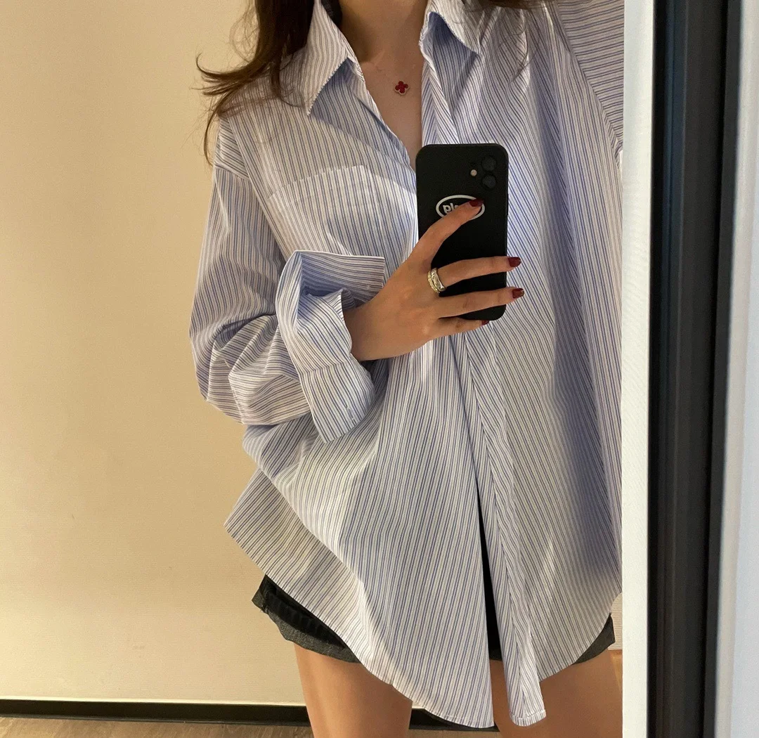 TVVOVVIN Female Casual Two-piece Set Spring New Loose Simple Long Sleeve Stripe Shirt + Bandage Slim Tops BDJS
TVVOVVIN Female Casual Two-piece Set Spring New Loose Simple Long Sleeve Stripe Shirt + Bandage Slim Tops BDJS