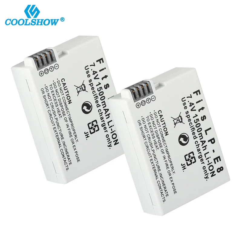 LP-E8 LP E8 LPE8 Camera Battery For Canon EOS 600D 650D 700D 550D X4 X5 X6i X7i T2i T3i Batterie 1500mah 
LP-E8 LP E8 LPE8 Camera Battery For Canon EOS 600D 650D 700D 550D X4 X5 X6i X7i T2i T3i Batterie 1500mah