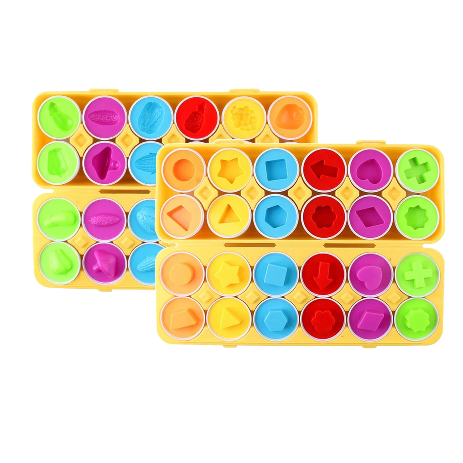 Matching Easter Eggs 12 Packs Learning Toys Color Shape Recognition Skills, Easter Holiday Gift
Matching Easter Eggs 12 Packs Learning Toys Color Shape Recognition Skills, Easter Holiday Gift