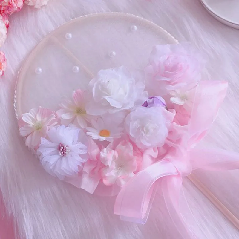 TT Handmade Lolita Long Handle Circular Fan Gorgeous Tea Party Lolita Magic Wand Photo Taking Props
TT Handmade Lolita Long Handle Circular Fan Gorgeous Tea Party Lolita Magic Wand Photo Taking Props