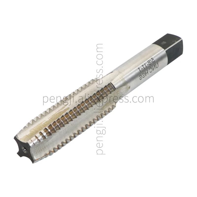 Machine Tap 5/8 " -11 UNC Thread Pitch 4 Flutes, High Speed Steel Thread Forming Tap, HSS Machine Screw Plug Tap.
Machine Tap 5/8 " -11 UNC Thread Pitch 4 Flutes, High Speed Steel Thread Forming Tap, HSS Machine Screw Plug Tap.
