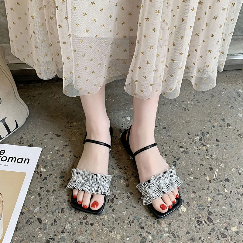 Two Weare 2021 Sandals Low-Heeled Shoes With Strap Suit Female Beige New Low-heeled Summer Buckle Fashion Clear Black Comfort Gi
Two Weare 2021 Sandals Low-Heeled Shoes With Strap Suit Female Beige New Low-heeled Summer Buckle Fashion Clear Black Comfort Gi