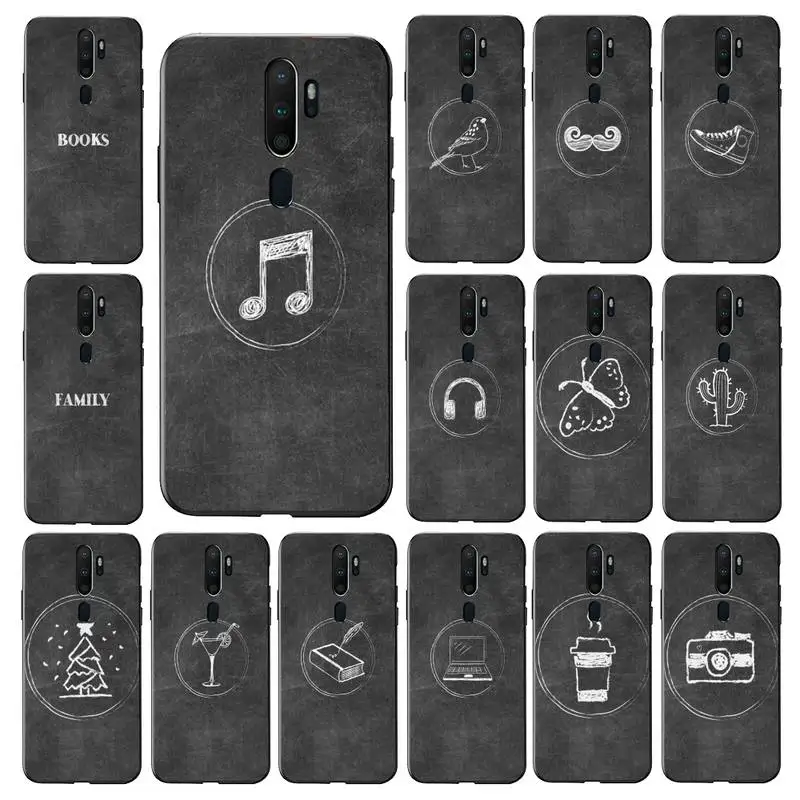 MaiYaCa Black And White Chalk Drawing Phone Case for Vivo Y91C Y11 17 19 17 67 81 Oppo A9 2020 Realme c3
MaiYaCa Black And White Chalk Drawing Phone Case for Vivo Y91C Y11 17 19 17 67 81 Oppo A9 2020 Realme c3