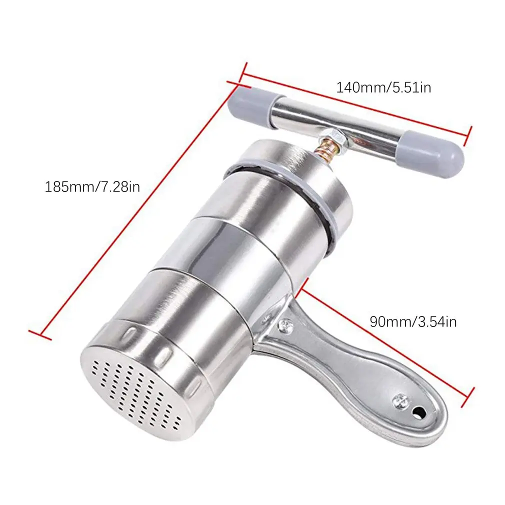 Hot Creativetop Stainless Steel Manual Noodles Press Machine Pasta Maker with 5 Noodle Mould 
Hot Creativetop Stainless Steel Manual Noodles Press Machine Pasta Maker with 5 Noodle Mould