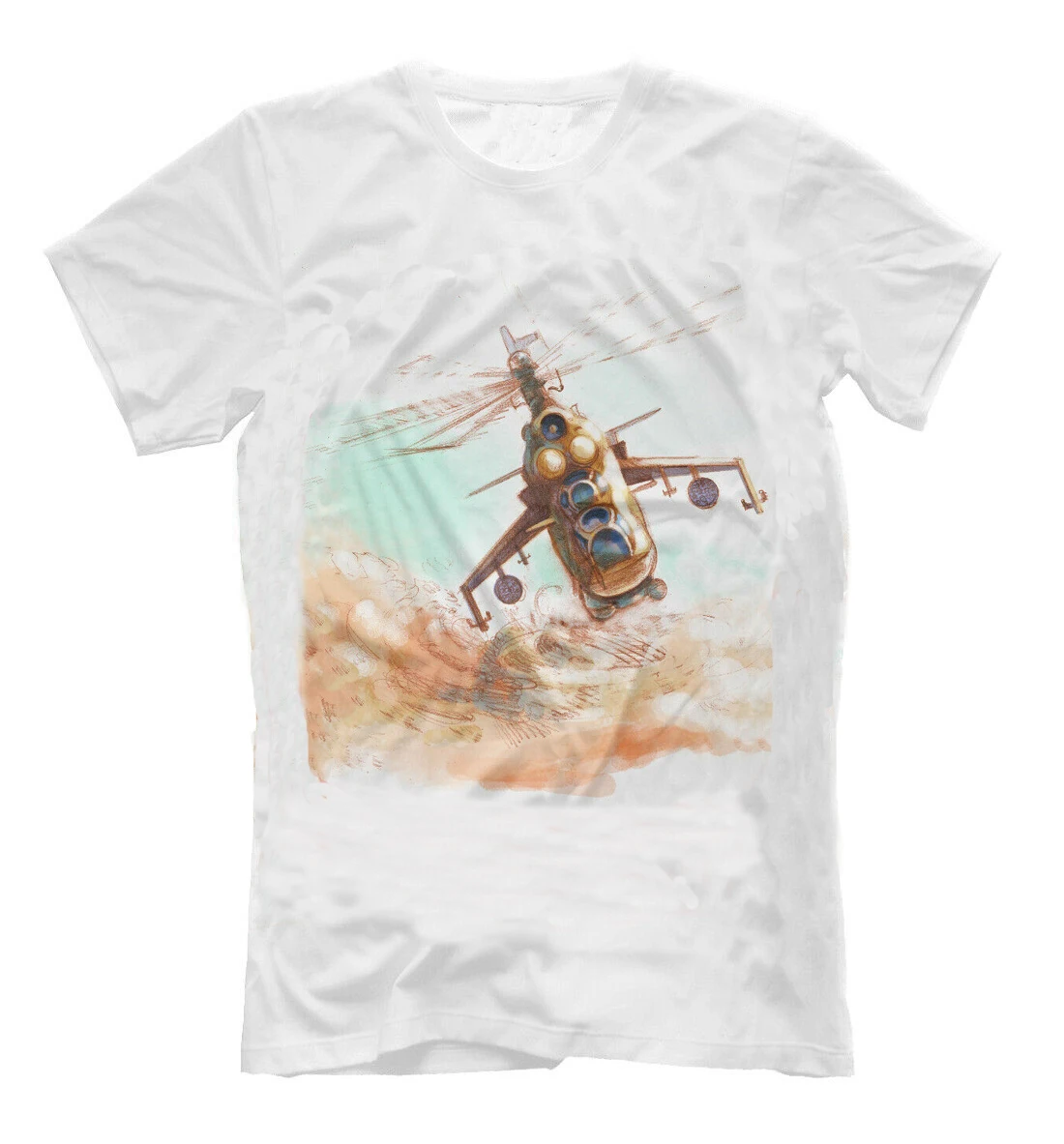 Russian Army MI-24 Helicopter Men's T Shirt Cotton Round Neck Short Sleeve T Shirt New Size S-3XL
Russian Army MI-24 Helicopter Men's T Shirt Cotton Round Neck Short Sleeve T Shirt New Size S-3XL