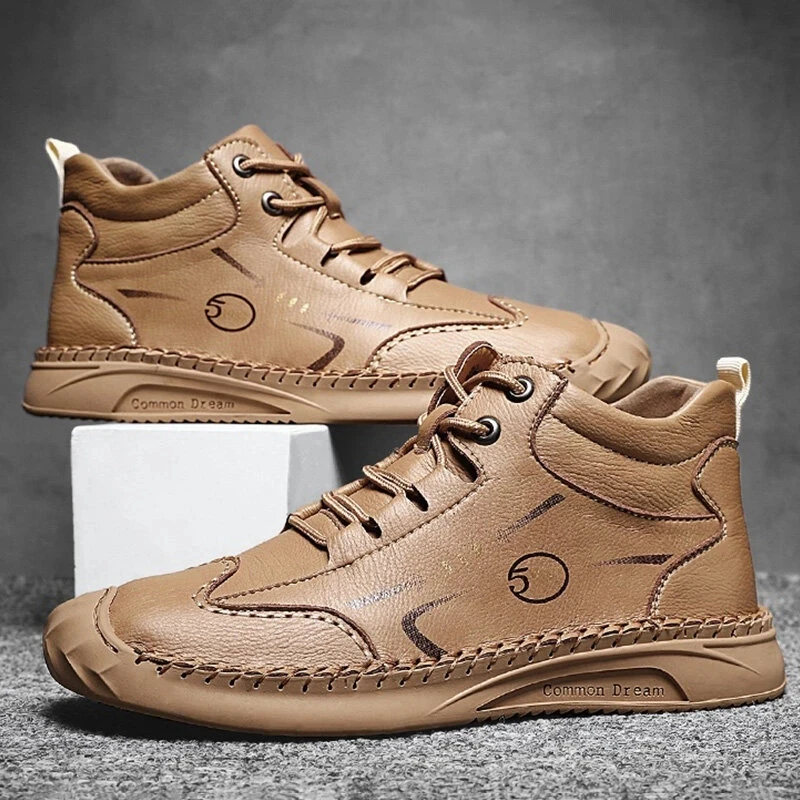 Мужские повседневные кожаные уличные ботинки, коричневые мягкие кожаные лоферы, дышащая удобная обувь на плоской подошве для весны и лета, ...
Мужские повседневные кожаные уличные ботинки, коричневые мягкие кожаные лоферы, дышащая удобная обувь на плоской подошве для весны и лета, ...