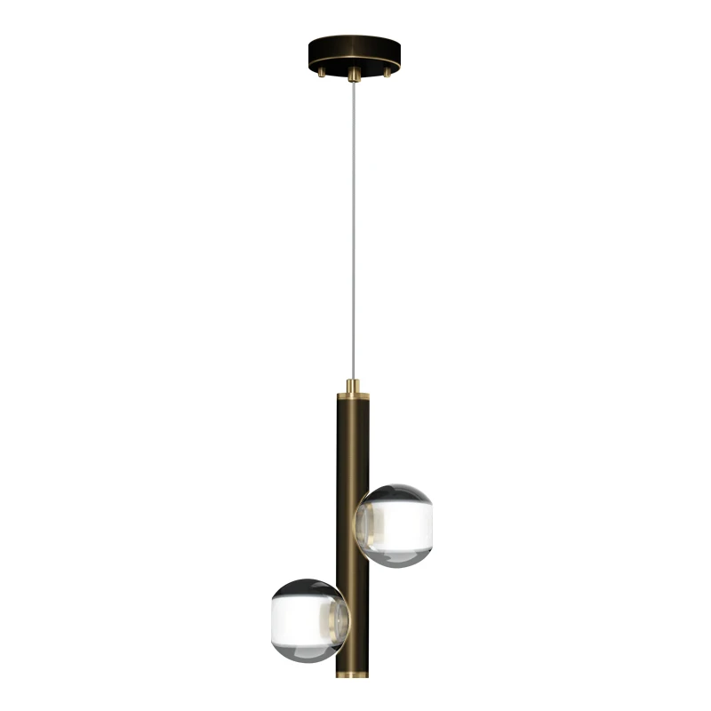 Nordic Bedside Led Pendant Lamp 2 Heads Black Copper Crystal Hanging Light for Bedroom Living Room Indoor Decoration Fixtures
Nordic Bedside Led Pendant Lamp 2 Heads Black Copper Crystal Hanging Light for Bedroom Living Room Indoor Decoration Fixtures