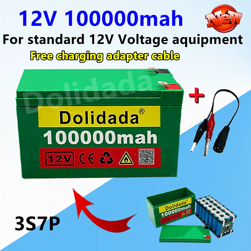 100% brand new 12V 3S7P lithium ion battery 100000mAh suitable for agricultural sprayer, sound, battery, outdoor lighting, etc.
100% brand new 12V 3S7P lithium ion battery 100000mAh suitable for agricultural sprayer, sound, battery, outdoor lighting, etc.