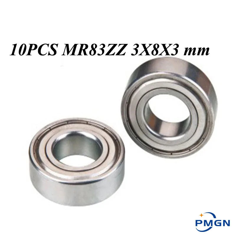 10PCS ABEC-5 R-830 MR83ZZ MR83Z MR83 ZZ 3X8X3 mm 3*8*3 mm Miniature High quality Deep Groove Ball Bearings
10PCS ABEC-5 R-830 MR83ZZ MR83Z MR83 ZZ 3X8X3 mm 3*8*3 mm Miniature High quality Deep Groove Ball Bearings