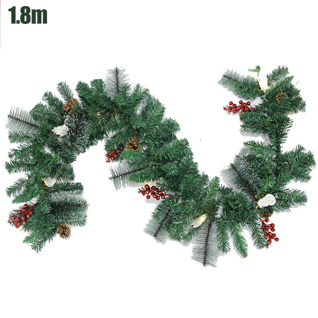 Christmas Garland Vine With Light Door Wreath Xmas Fireplace DIY Decor Fairy String Light Outdoor For Wedding Garden Party Decro
Christmas Garland Vine With Light Door Wreath Xmas Fireplace DIY Decor Fairy String Light Outdoor For Wedding Garden Party Decro