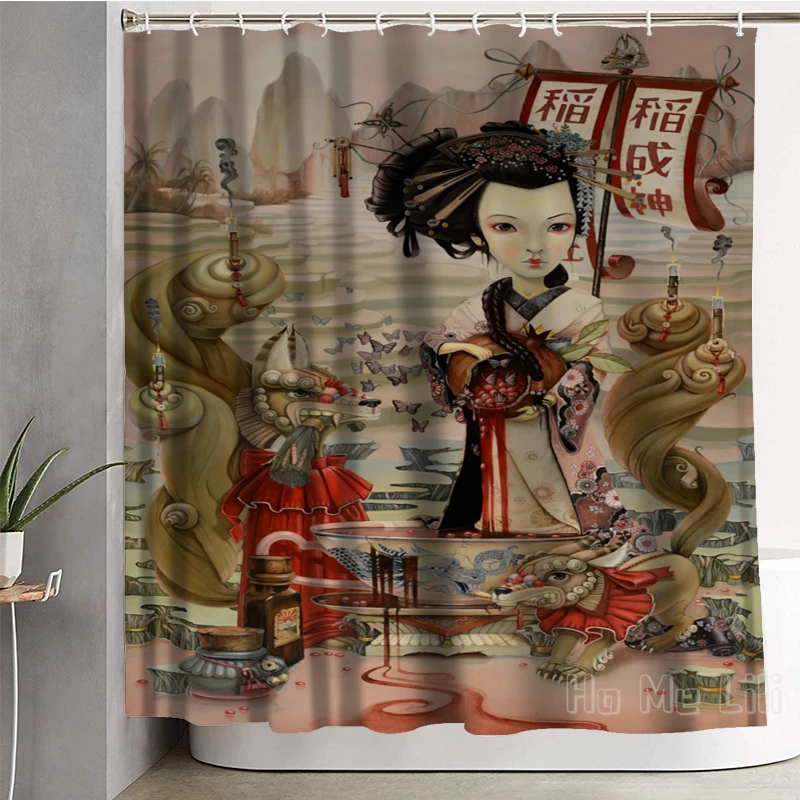 Myth Art Design Shower Curtain Bathroom Accessories 
Myth Art Design Shower Curtain Bathroom Accessories