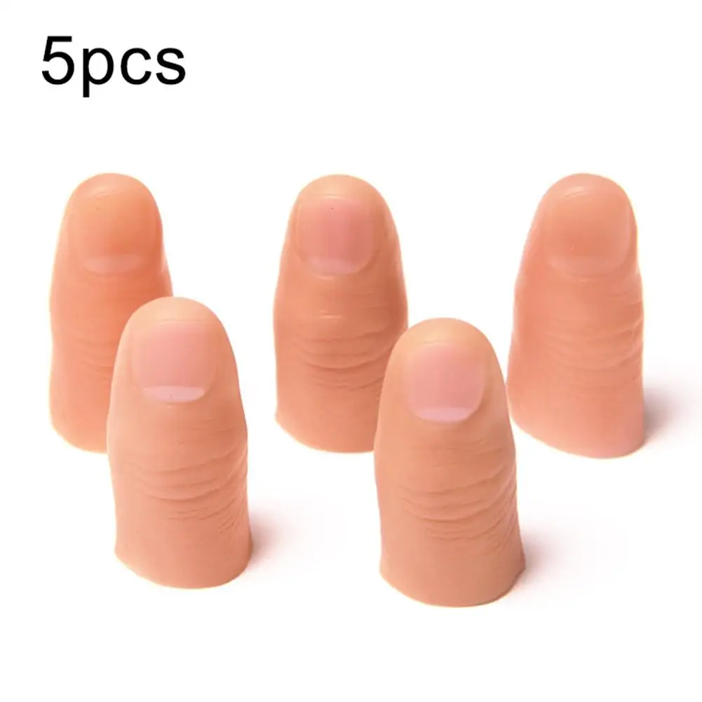 HOT SALES!!!New Arrival 5Pcs Fake Soft Fingers Thumb Tips Toy Close up Stage Magic Trick Prank Props Wholesale Dropshipping
HOT SALES!!!New Arrival 5Pcs Fake Soft Fingers Thumb Tips Toy Close up Stage Magic Trick Prank Props Wholesale Dropshipping